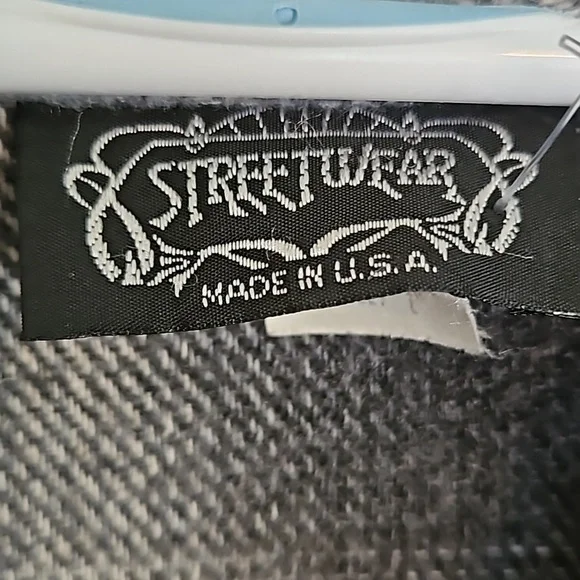 Streetwear Vintage wool blend flannel plaid shacket sz.L - Picture 2 of 4